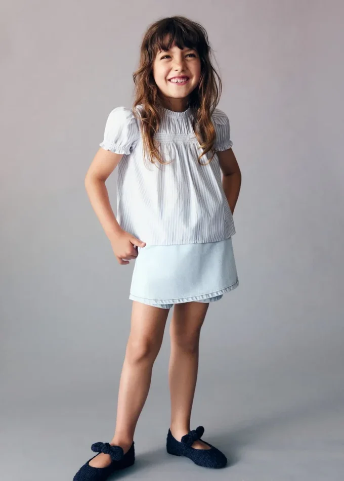 Růžová pruhovaná halenka Růžová pruhovaná halenka