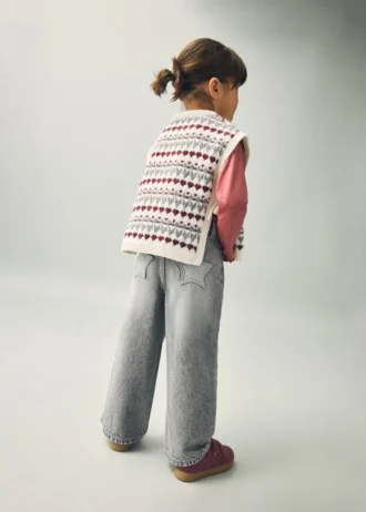 Rovné bavlněné džíny