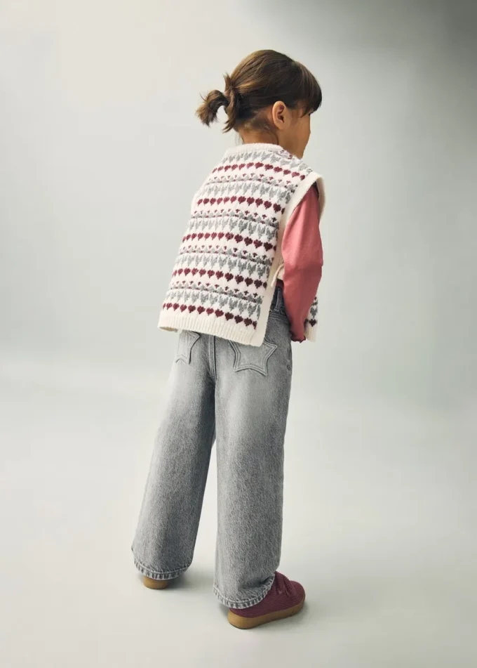 Rovné bavlněné džíny Rovné bavlněné džíny