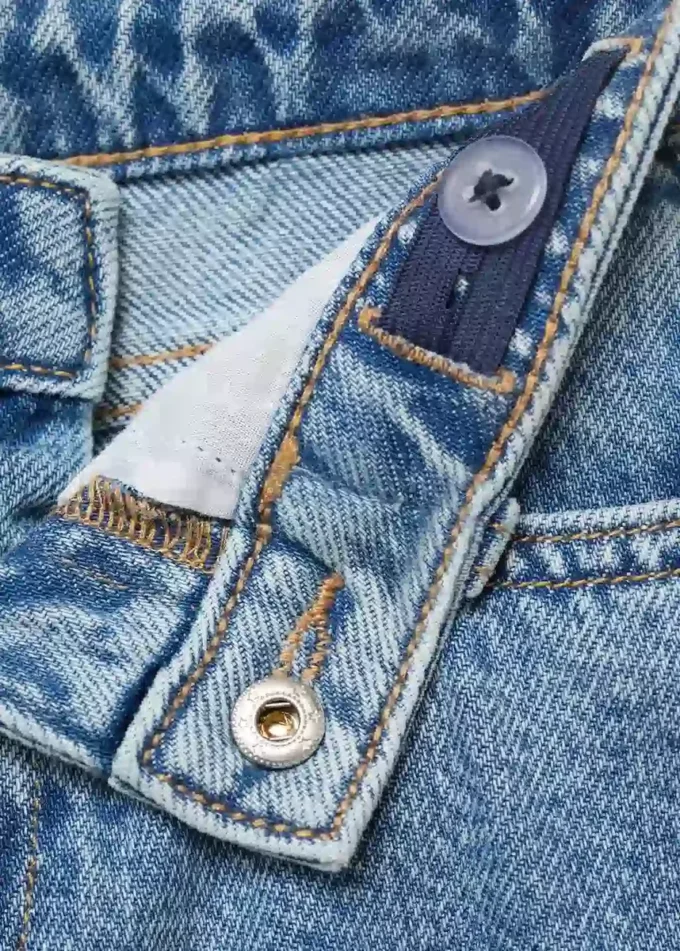 Rovné bavlněné džíny Rovné bavlněné džíny