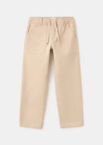 Rovné bavlněné kalhoty