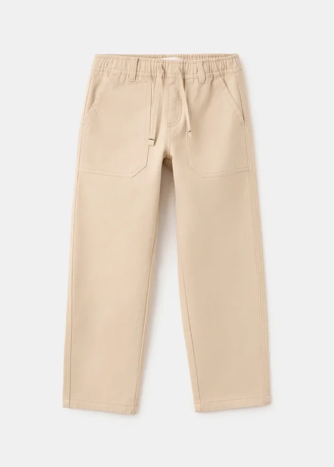 Rovné bavlněné kalhoty Rovné bavlněné kalhoty