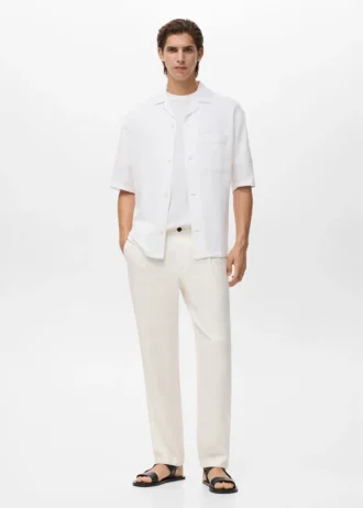 Rovné kalhoty s puky