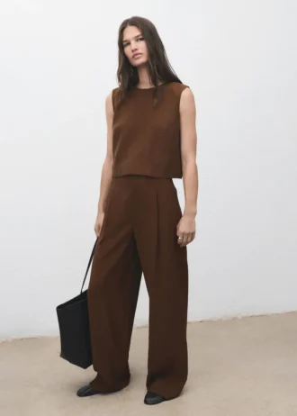 Rovné kalhoty s puky