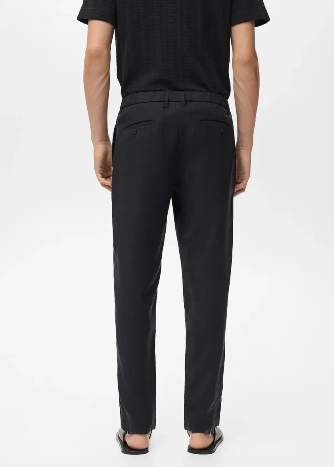 Rovné kalhoty s puky Rovné kalhoty s puky