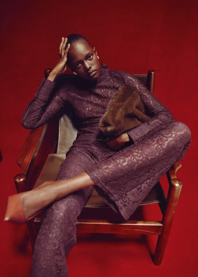 Rovné krajkové kalhoty Rovné krajkové kalhoty