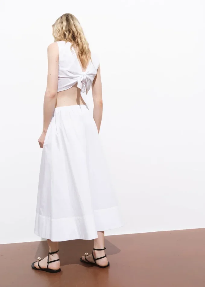 Rozšířená bavlněná sukně Rozšířená bavlněná sukně