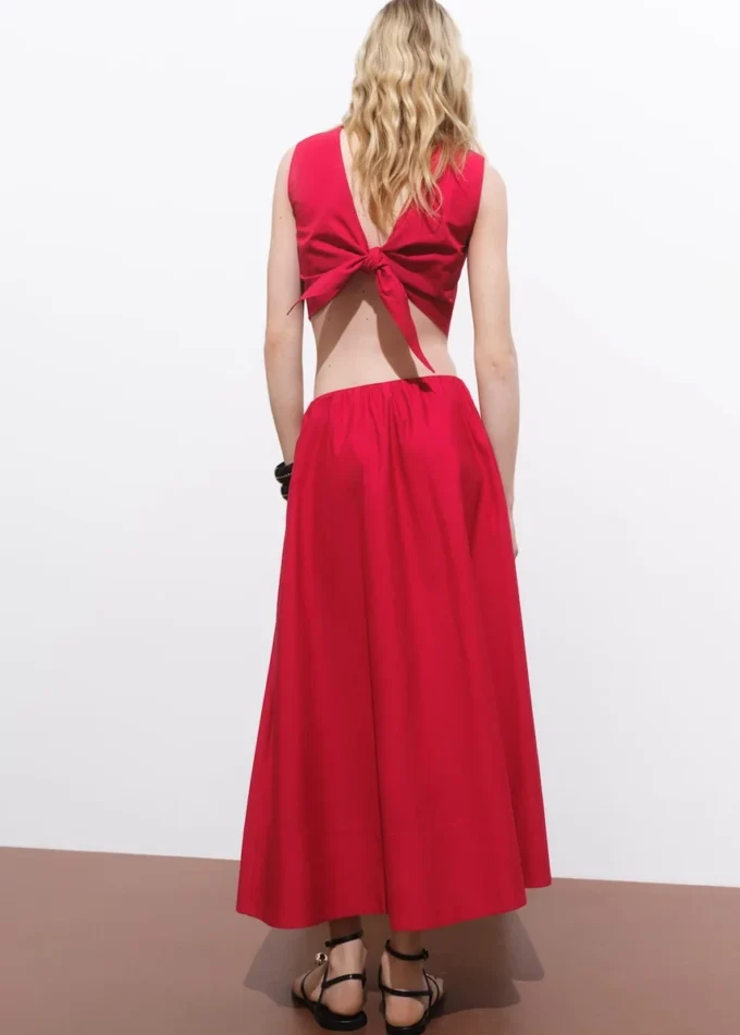 Rozšířená bavlněná sukně Rozšířená bavlněná sukně