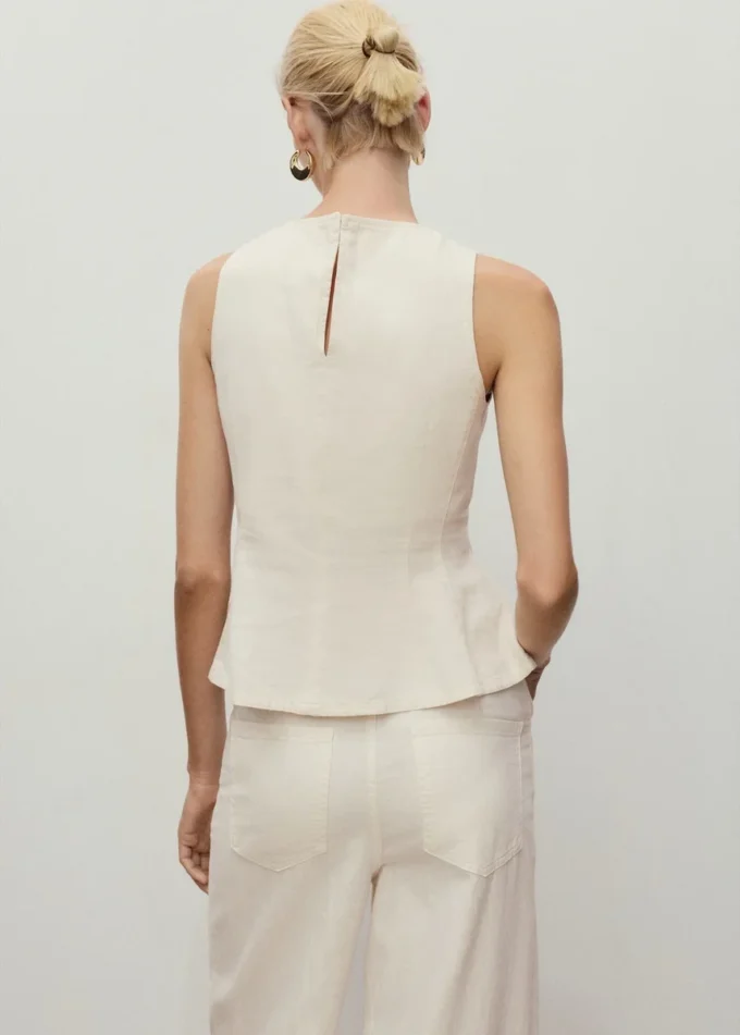 Rozšířený džínový top Rozšířený džínový top