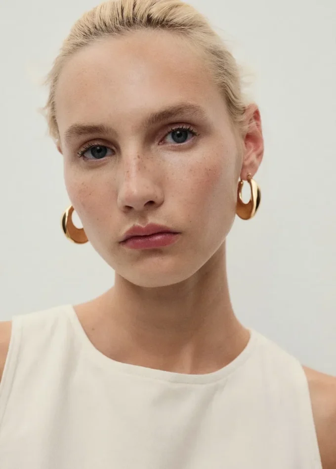 Rozšířený džínový top Rozšířený džínový top