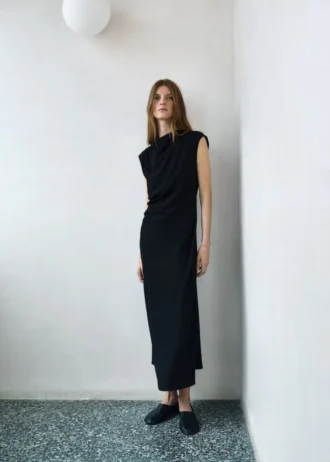 Ruchované midi šaty