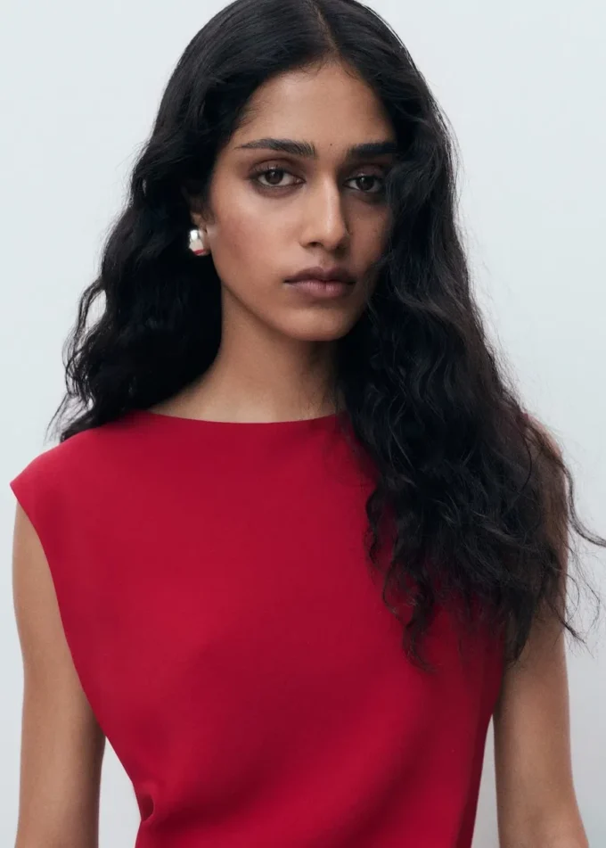 Ruchované midi šaty