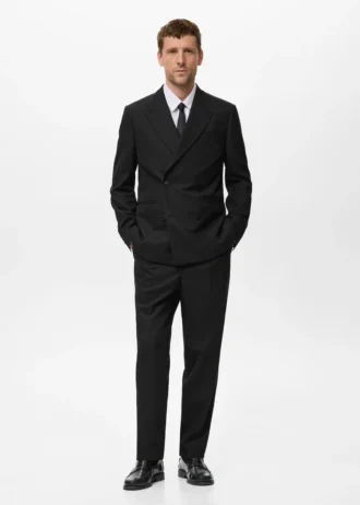 Sako s dvojitým zapínáním a regular střihem