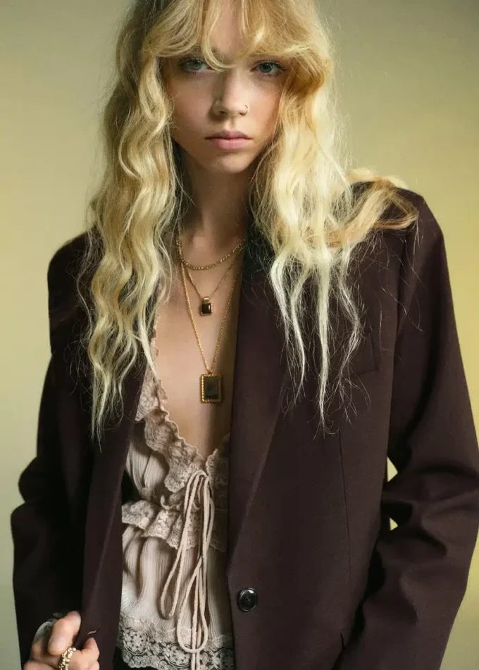 Sako s rovným střihem