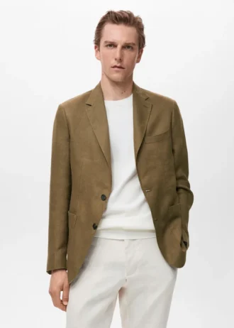 Sako Salerno 100 % len, slim fit