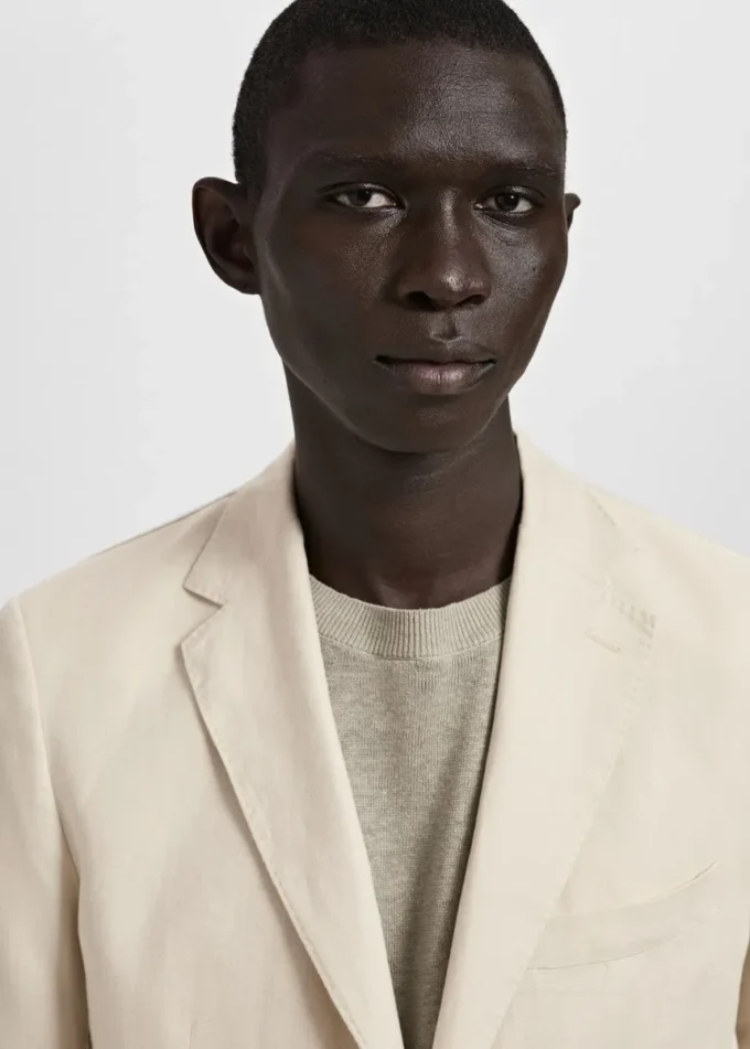 Sako Salerno 100 % len, slim fit Sako Salerno 100 % len, slim fit