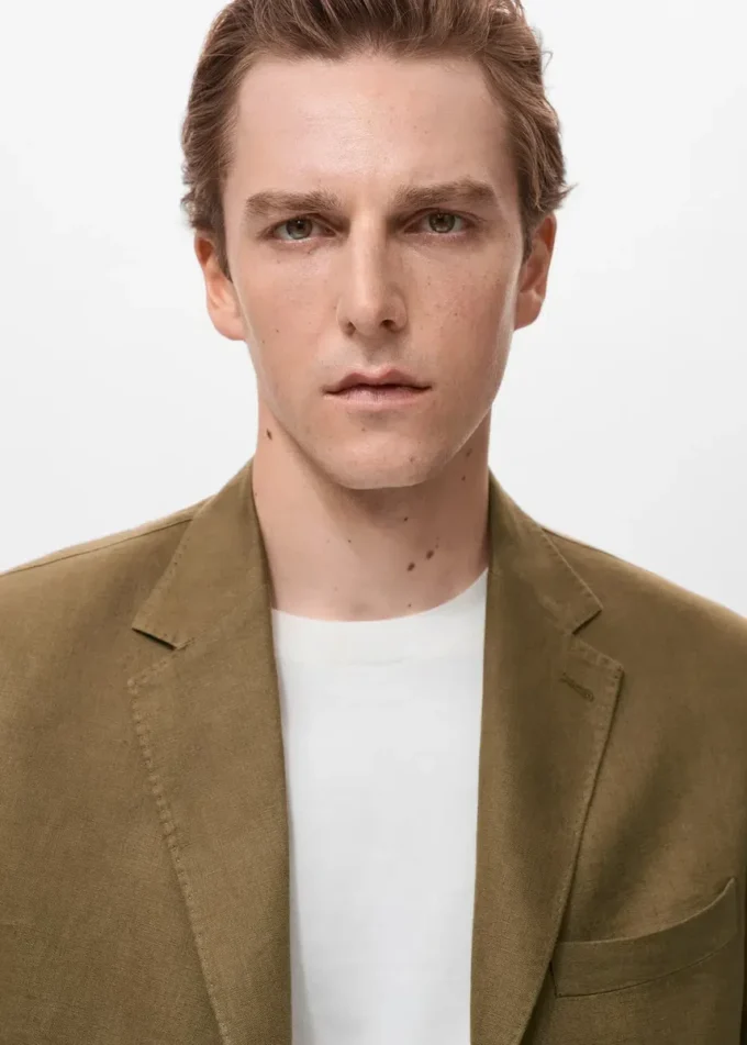 Sako Salerno 100 % len, slim fit Sako Salerno 100 % len, slim fit