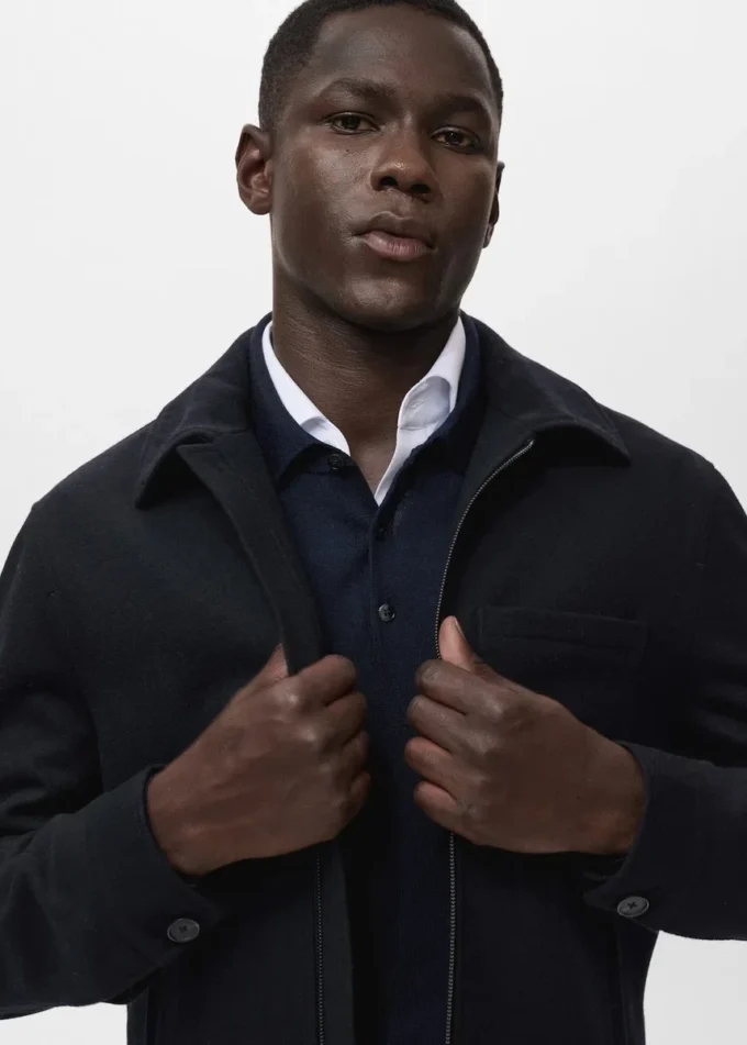 Sako z vlněné směsi s kapsou Sako z vlněné směsi s kapsou