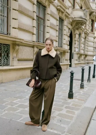 Sako z vlněné směsi s odnímatelným límcem Sako z vlněné směsi s odnímatelným límcem