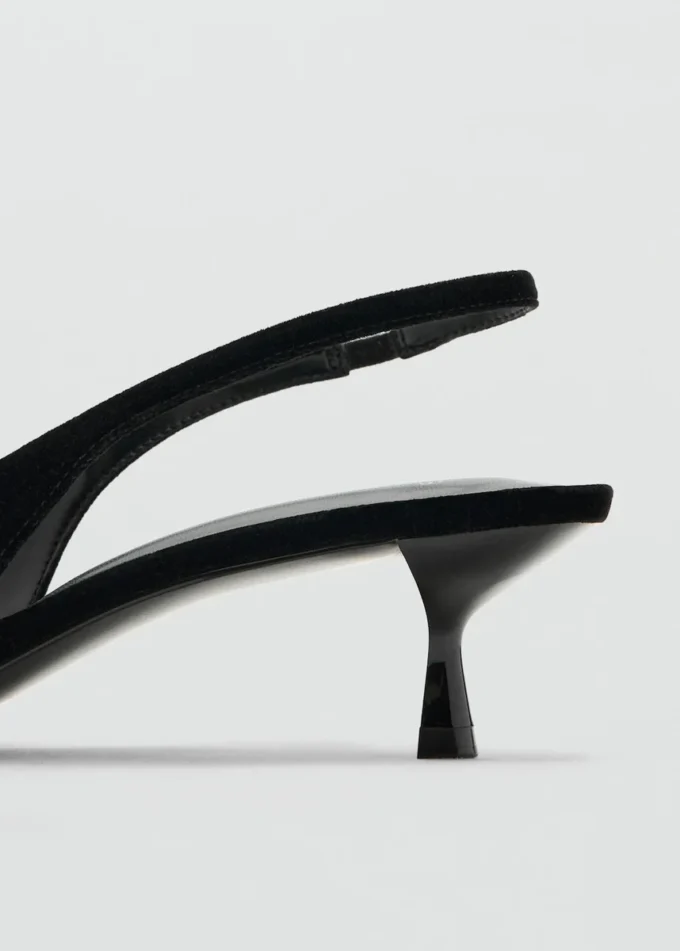 Sametové boty na podpatku Sametové boty na podpatku