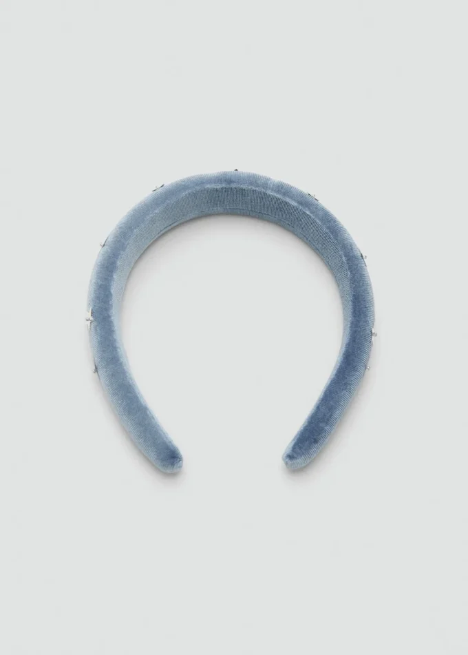 Sametová čelenka s hvězdami