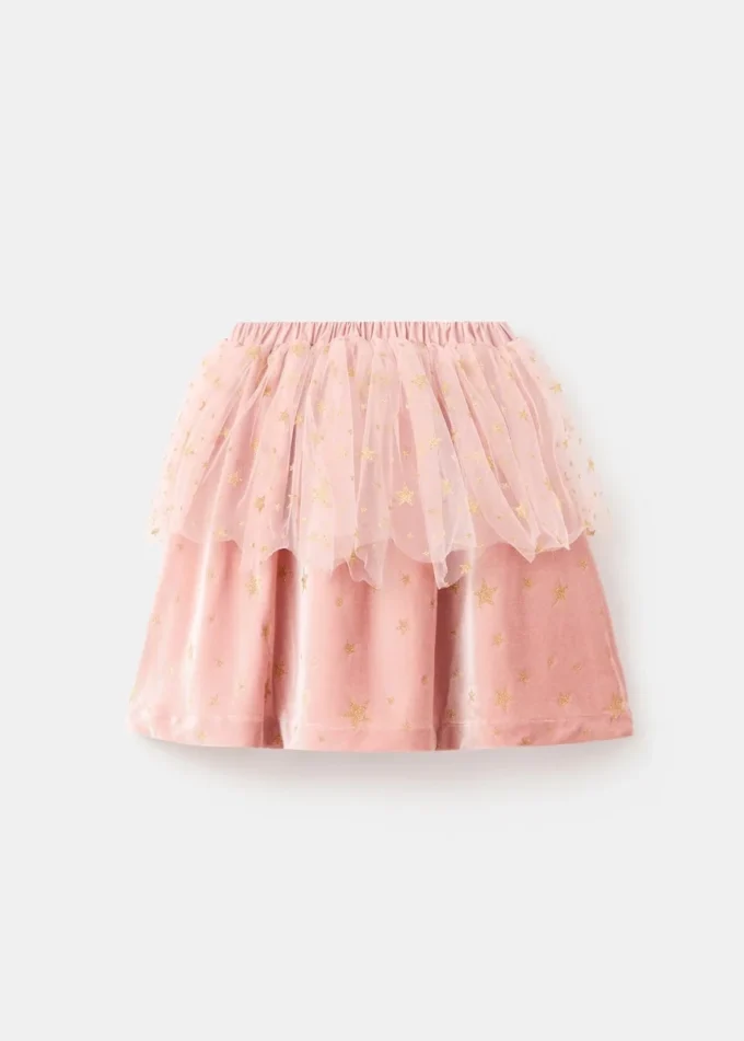 Sametová sukně s hvězdami Sametová sukně s hvězdami