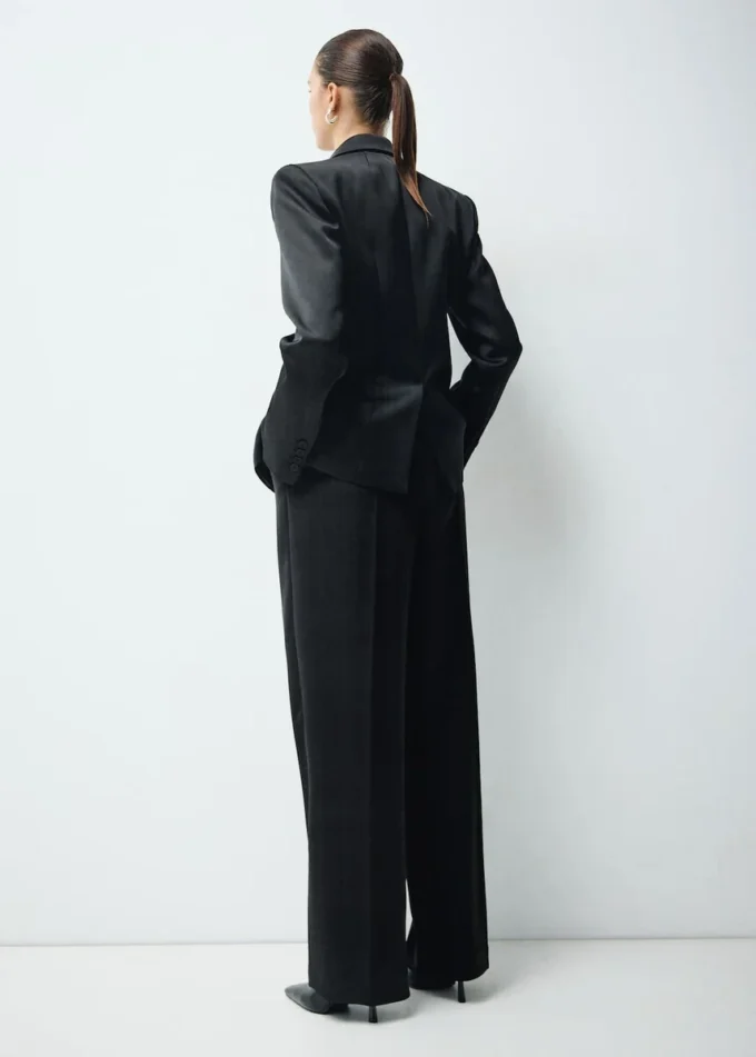 Saténové kalhoty Saténové kalhoty