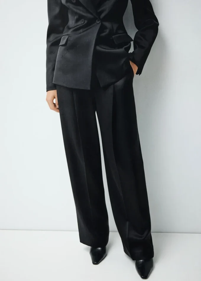 Saténové kalhoty Saténové kalhoty