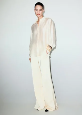 Saténová košile s kamínky Saténová košile s kamínky