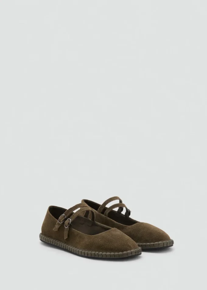 Semišové baleríny Semišové baleríny