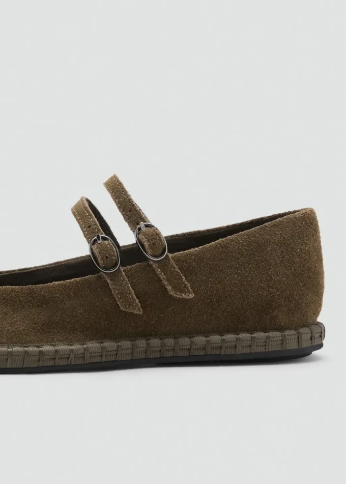 Semišové baleríny Semišové baleríny