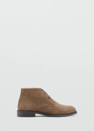 Semišové kotníkové boty