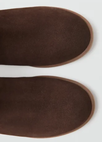 Semišové kotníkové boty