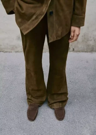 Semišové mokasíny