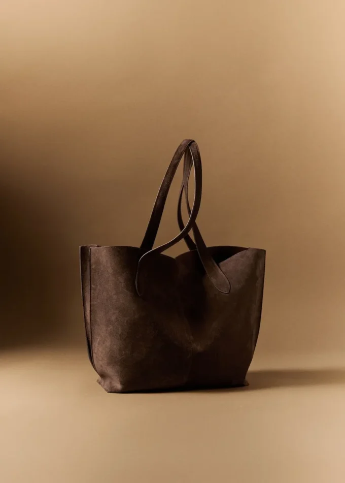 Semišová nákupní taška Semišová nákupní taška