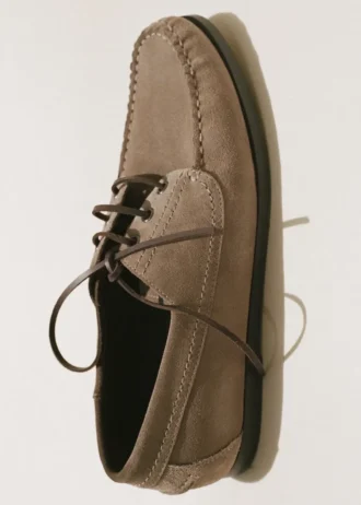 Semišové námořnické boty