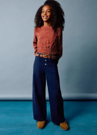 Džínové kalhoty s knoflíky