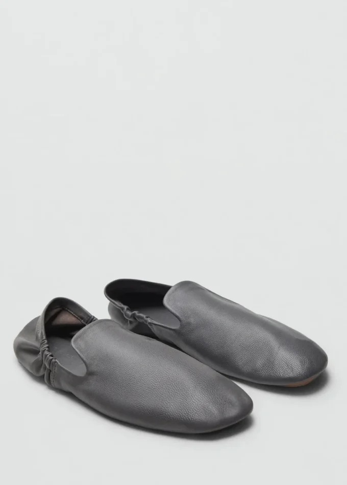 Shrnuté kožené boty Shrnuté kožené boty