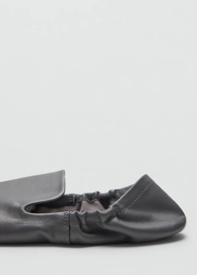 Shrnuté kožené boty Shrnuté kožené boty