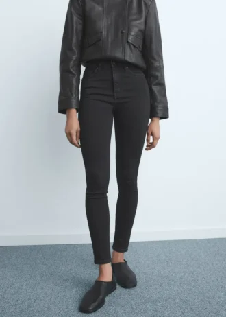 Skinny džíny s vysokým pasem