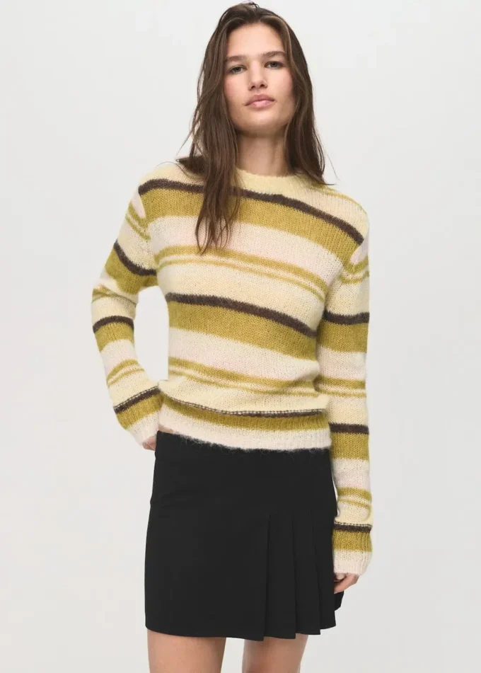 Skládaná mini sukně Skládaná mini sukně