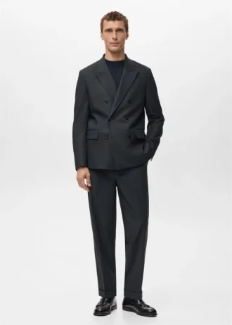 Slim fit dvouřadový sako Boston