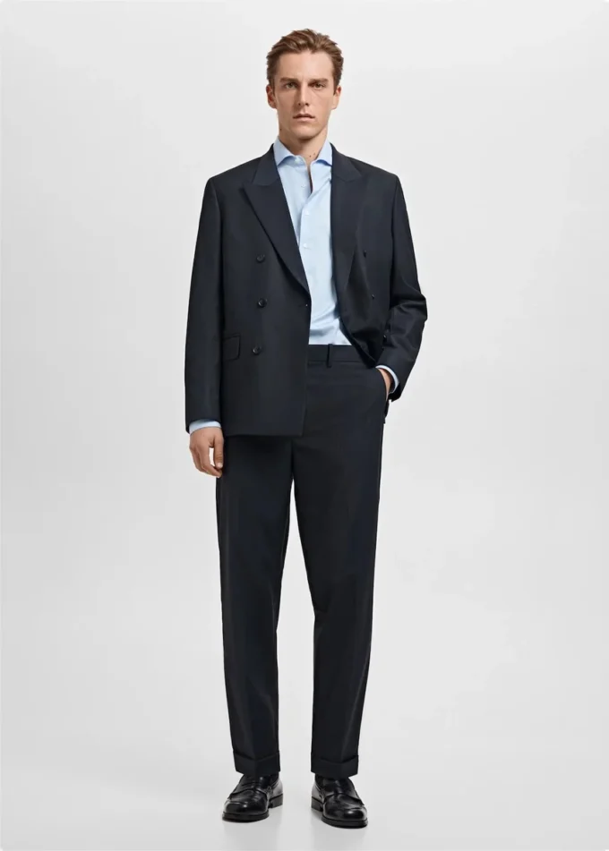 Slim fit košile z bavlny Giza s pruhy Slim fit košile z bavlny Giza s pruhy