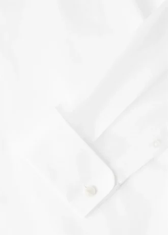 Slim fit oblek z keprové tkaniny s manžetovými knoflíčky