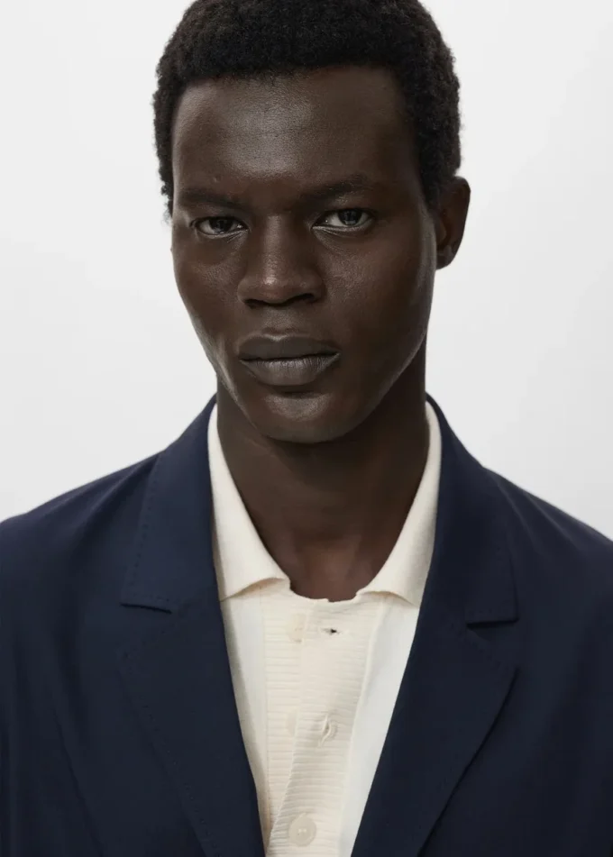 Slim fit sako s kapsami Slim fit sako s kapsami