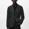 Slim fit sako z vlněné směsi Slim fit sako z vlněné směsi