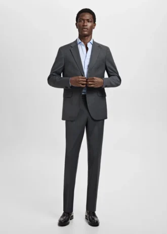 Slim fit strukturovaná košile