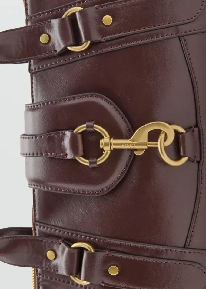 Střední taška přes rameno s karabinou Střední taška přes rameno s karabinou