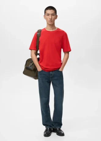 Středně těžké tričko s regular střihem Středně těžké tričko s regular střihem