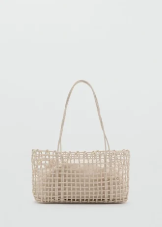 Středně velká pletená taška přes rameno